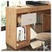 Mesa De Computador Com Gaveta Nilo Buriti Off White Caemmun