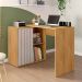 Mesa De Computador Com Porta De Correr Future Marrom Caemmun