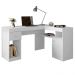Mesa De Computador Com Porta E Gaveta Nilo Branco Fosco
