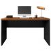 Mesa De Computador Studio Nogueira / Preto Tex - Caemmun