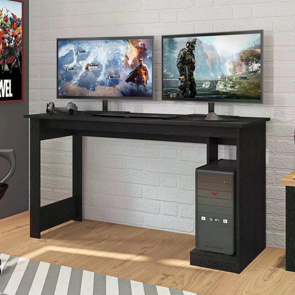 Mesa Gamer Para Computador - Preto Tex