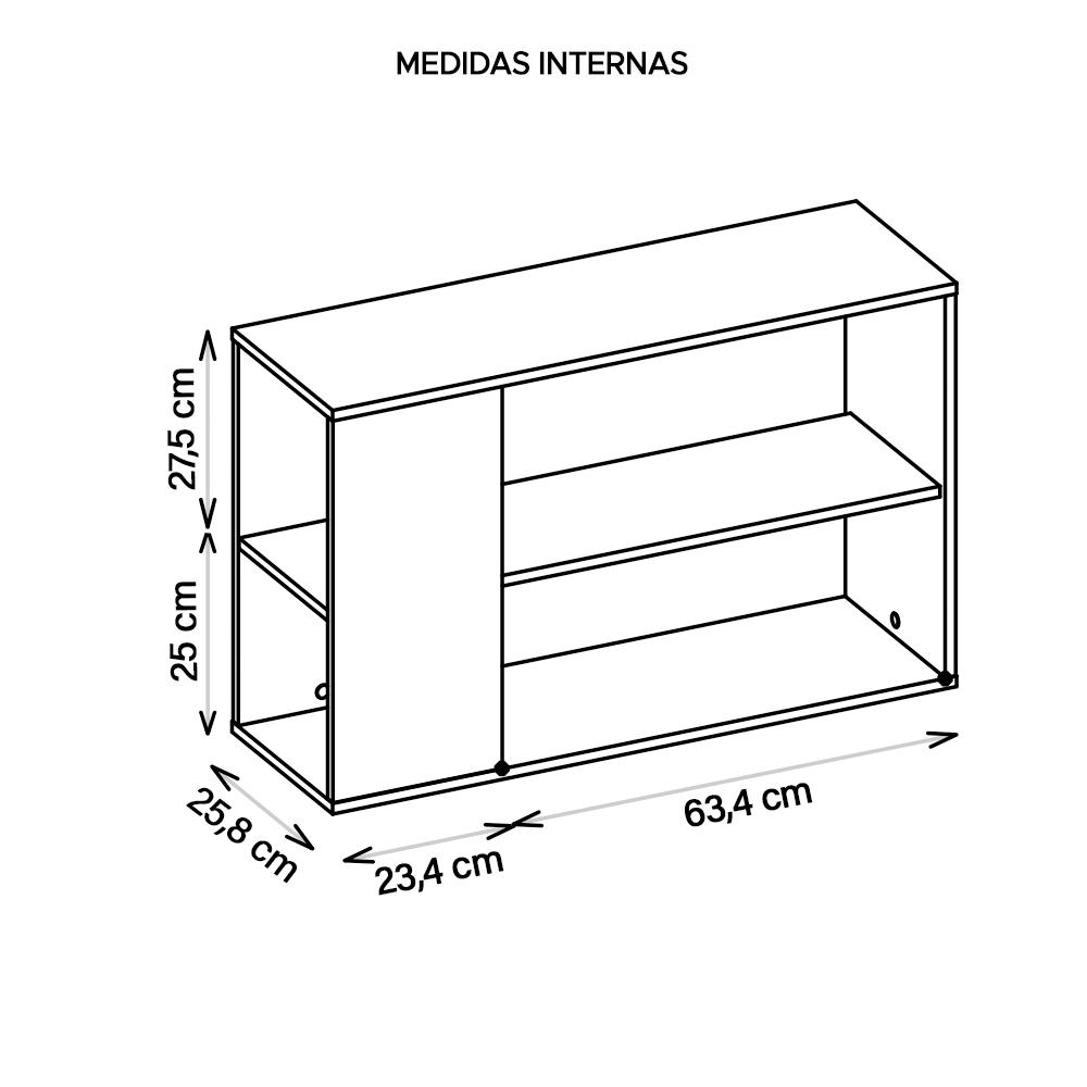 Mesa Lateral De Apoio Centro Decorativa Opala Branco Caemmun