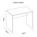 Mesa Para Computador Escritório 90 Cm Cubic Cinza Caemmun
