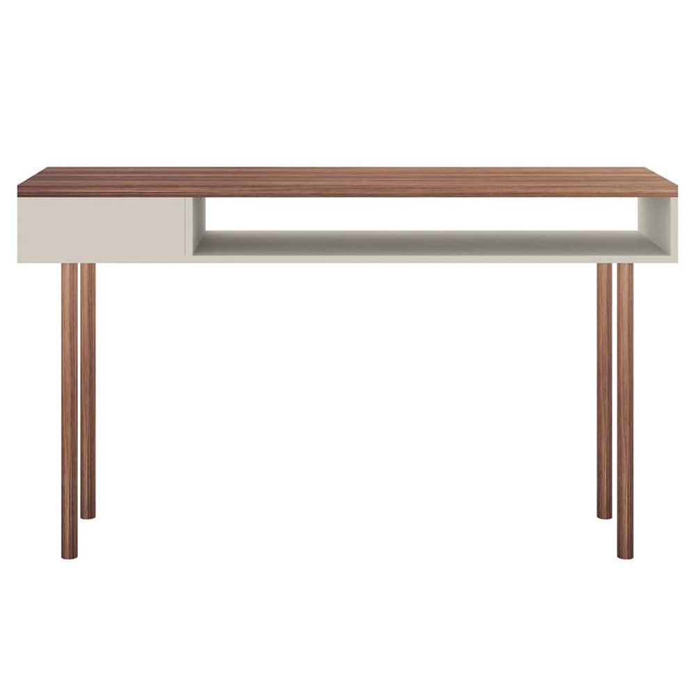 Mesa Para Computador Escrivaninha Marrom Multi Caemmun