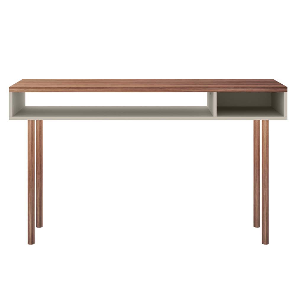 Mesa Para Computador Escrivaninha Marrom Multi Caemmun