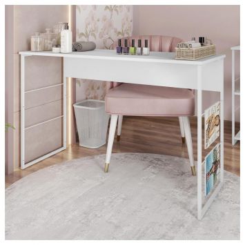 Mesa Para Manicure Aparador 120cm Branco Fabrick Caemmun é ruim? Mesa Para Manicure Aparador 120cm Branco Fabrick Caemmun é boa?