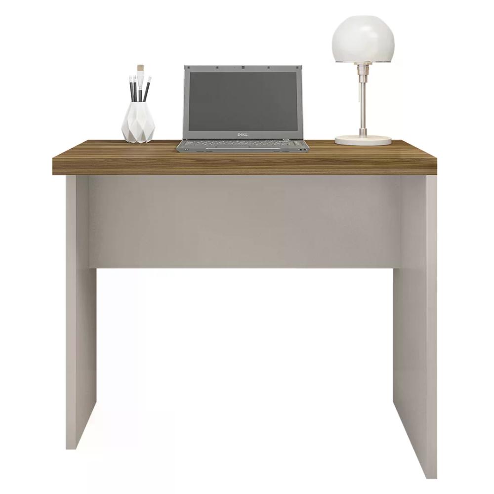 Mesa para Computador Studio 0,9 - Louro Freijo / Metalic Sued