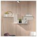 Nicho Com Suporte Lateral Loft Off White - Líder Design