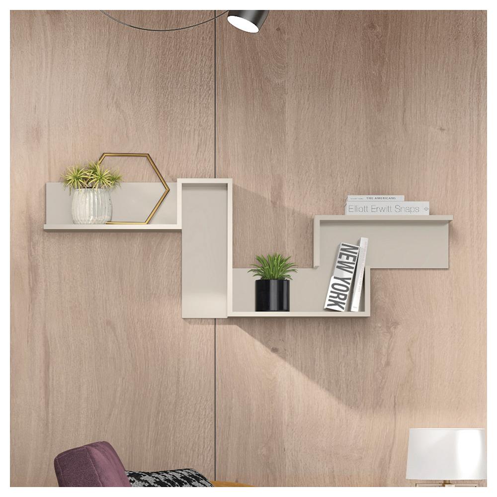 Nicho Com Suporte Lateral Loft Off White - Líder Design