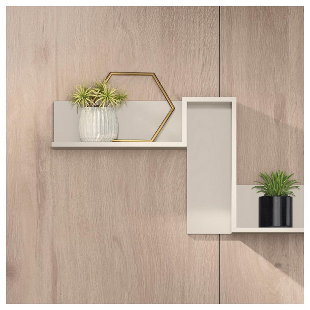 Nicho Com Suporte Lateral Loft Off White - Líder Design