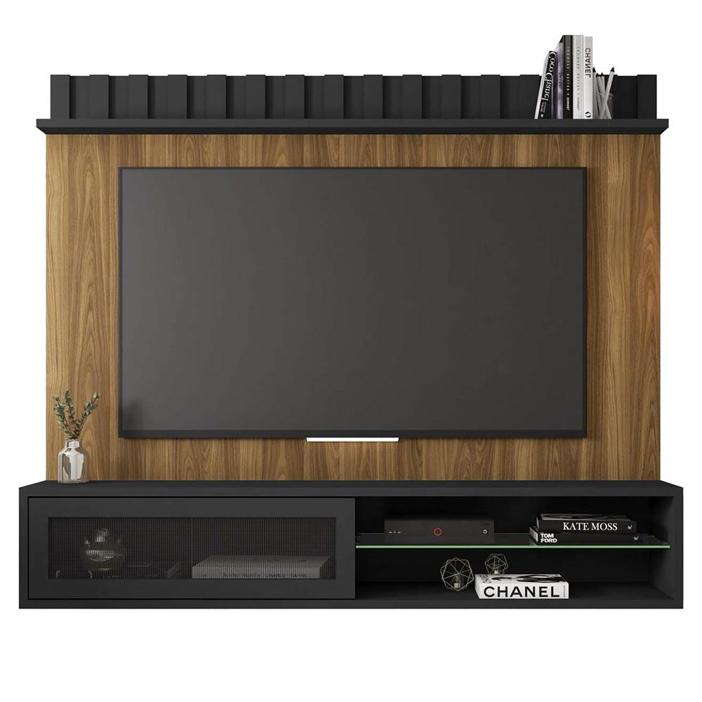 Painel Bancada  TV até 75 Polegadas Thunder Marrom Caemmun