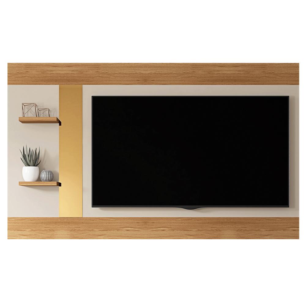 Painel Para TV 65 Polegadas 2 Prateleiras Discovery Caemmun