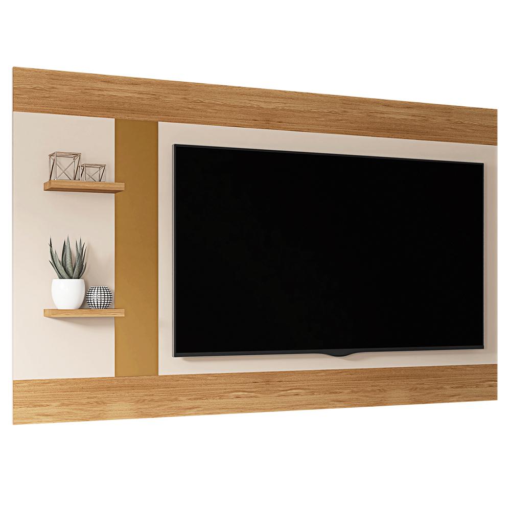 Painel Para TV 65 Polegadas 2 Prateleiras Discovery Caemmun