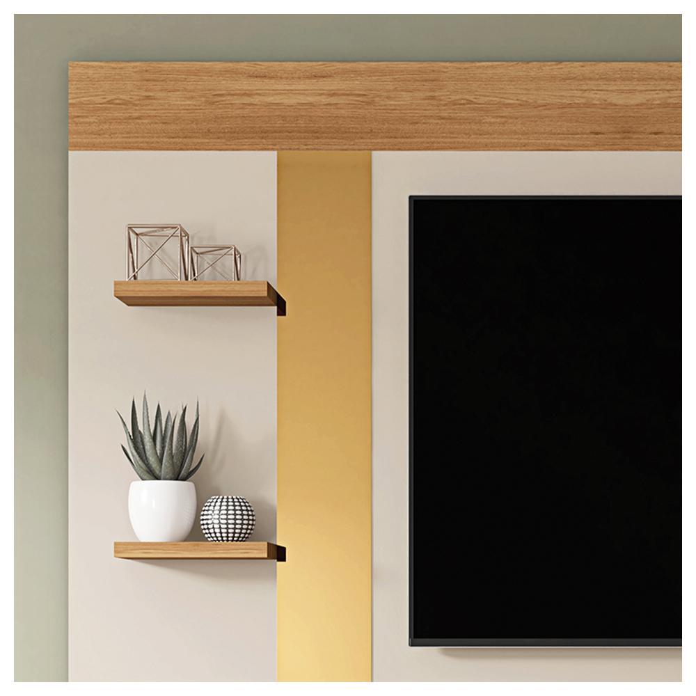 Painel Para TV 65 Polegadas 2 Prateleiras Discovery Caemmun