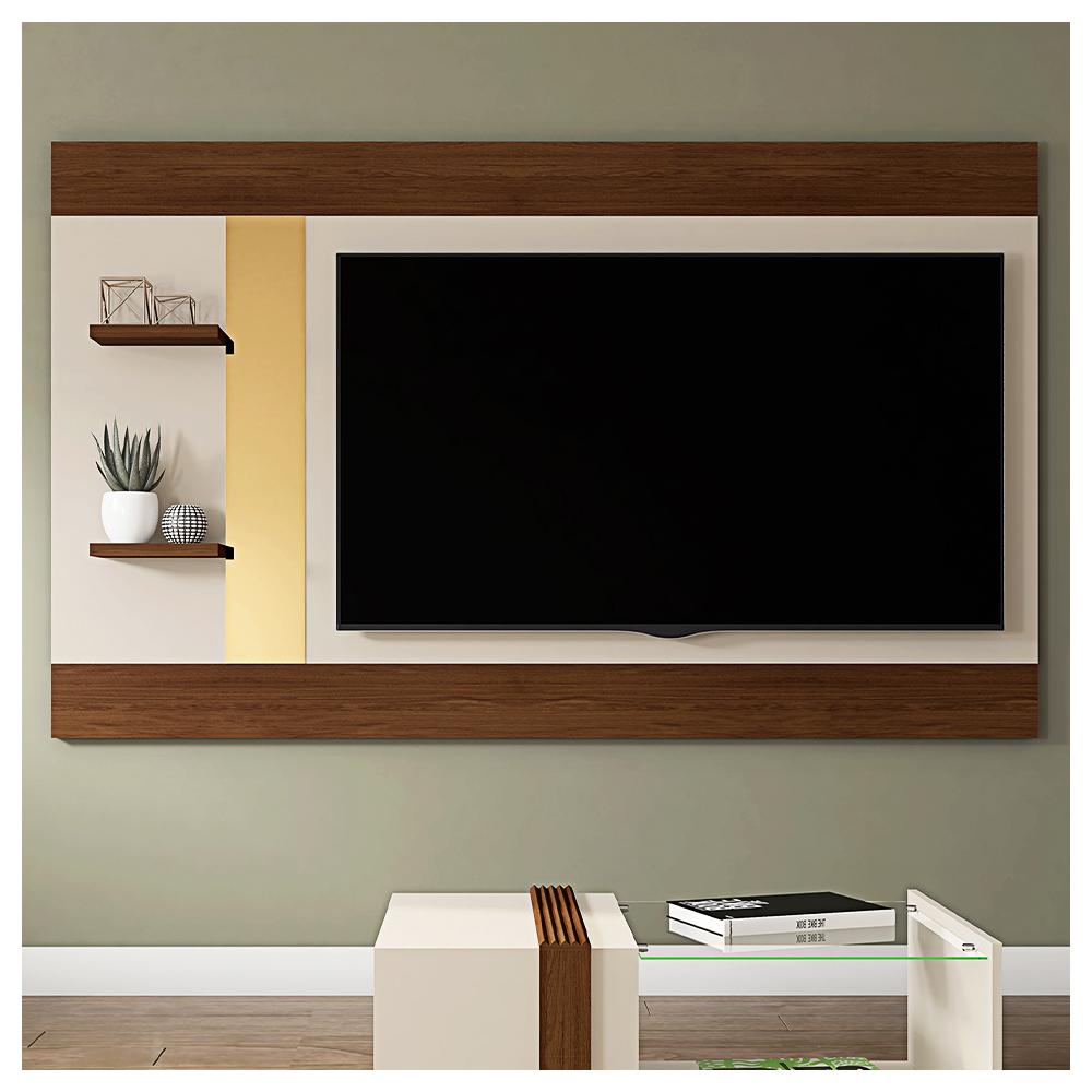 Painel Para TV 65 Polegadas 2 Prateleiras Discovery Caemmun