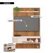 Painel Para TV Até 45 Polegadas Marrom Moon Caemmun