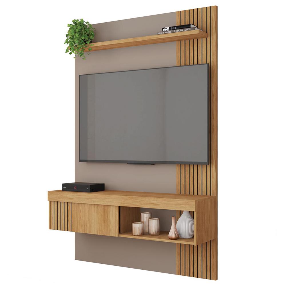 Painel Para TV Até 45 Polegadas Moon Marrom Caemmun