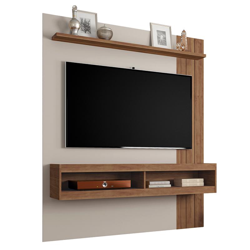 Painel Para TV Até 55 Polegadas Norton Off White Buriti