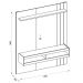 Painel Para TV Até 55 Polegadas Norton Off White Buriti