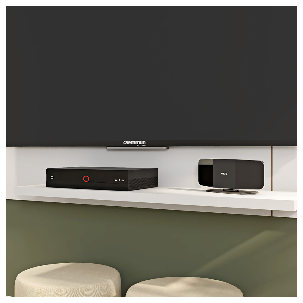 Painel Para TV Até 58 Polegadas Cross Branco - Caemmun