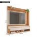 Painel Para TV Até 60 Polegadas Marrom Vivenda Caemmun