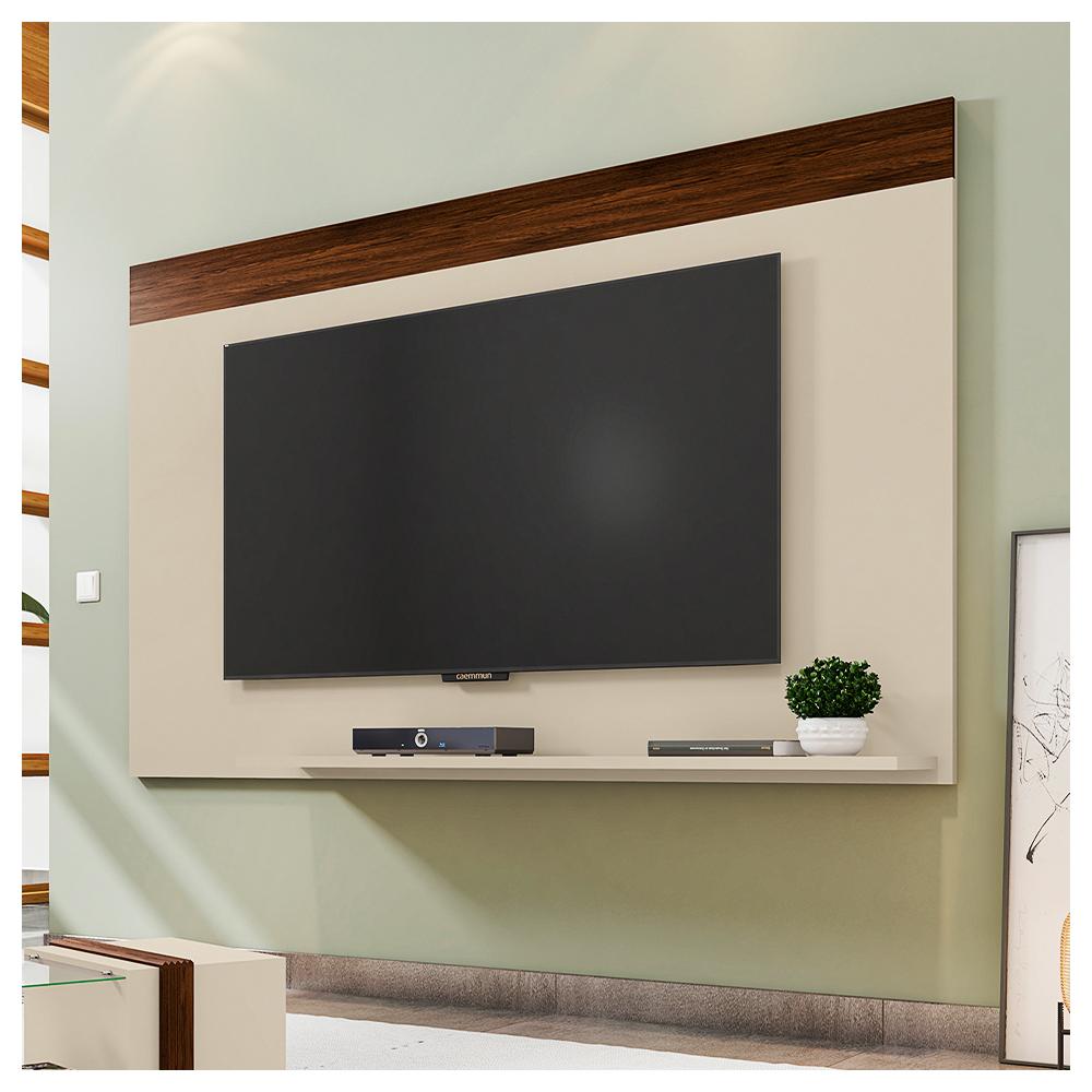 Painel Para TV Até 75 Polegadas Prateleira Malha Caemmun