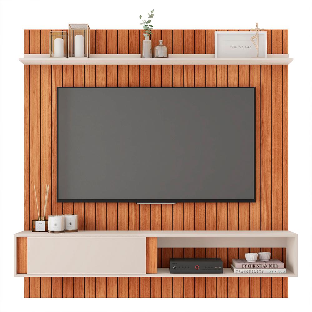 Painel Para TV até 65 Polegadas Sena Marrom Caemmun