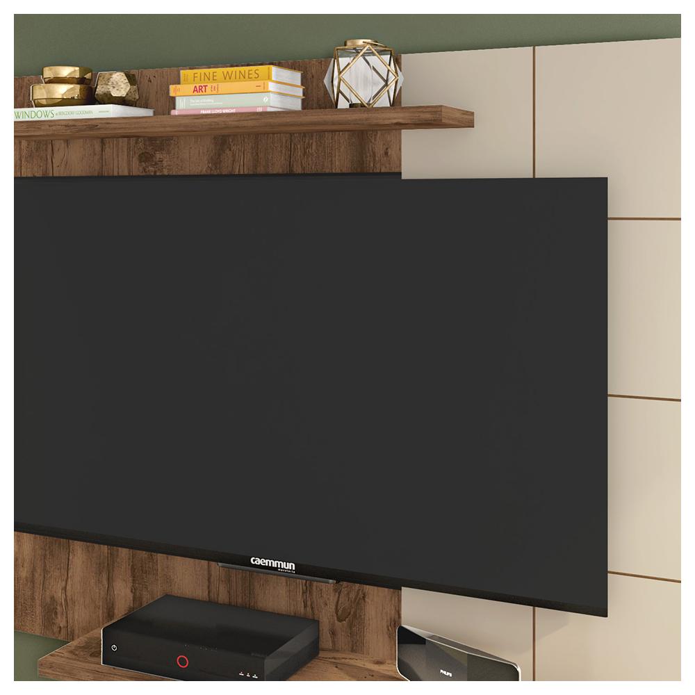 Painel Para Tv Até 58 Polegadas Cross Jatobá Off White