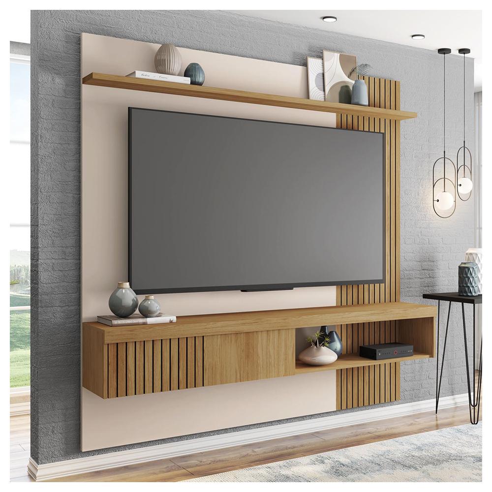 Painel Para Tv's Até 65 Polegadas Marrom Moon Caemmun