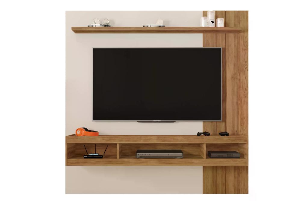 Painel para TV até 65 Polegadas Norton 1.8 - Off White/Buriti