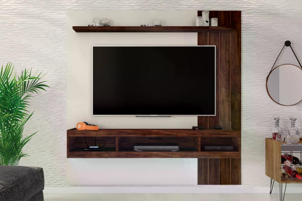 Painel para TV até 65 Polegadas Norton 1.8 - Off White/Havana