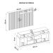 Rack E Painel Para TV até 70 Polegadas Sun Marrom Caemmun