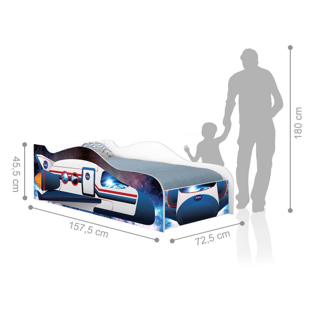 Cama Ônibus Espacial Joy Infantil Com Colchão