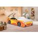 Cama Carro Fast Menino Laranja Solteiro