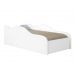 Cama Carro Turbo Solteiro Branco com Colchão