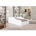 Cama Carro Turbo Solteiro Branco com Colchão