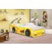 Cama Carro Vrooom Amarelo Solteiro Com Colchão