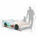 Cama Carro Vrooom Branco Solteiro