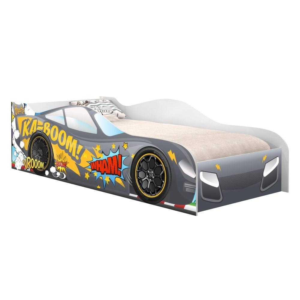 Cama Carro Vrooom Solteiro Com Colchão