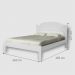 Cama Casal Singapura Branco