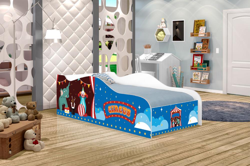 Cama Fun Circo Picadeiro Solteiro Com Colchão