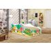 Cama Fun Fazendinha Colorida Solteiro Com Colchão