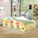 Cama Fun Fazendinha e Balões Solteiro Com Colchão