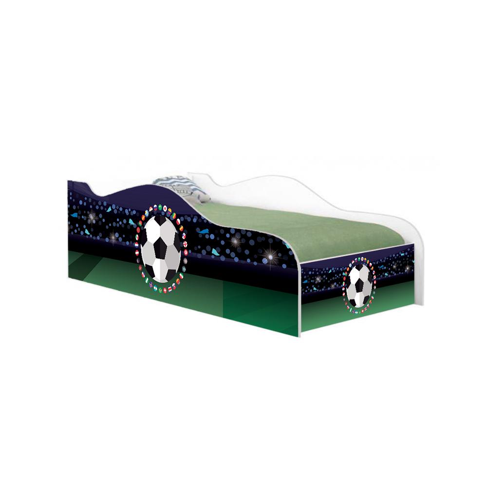 Cama Fun Futebol Bandeiras Solteiro