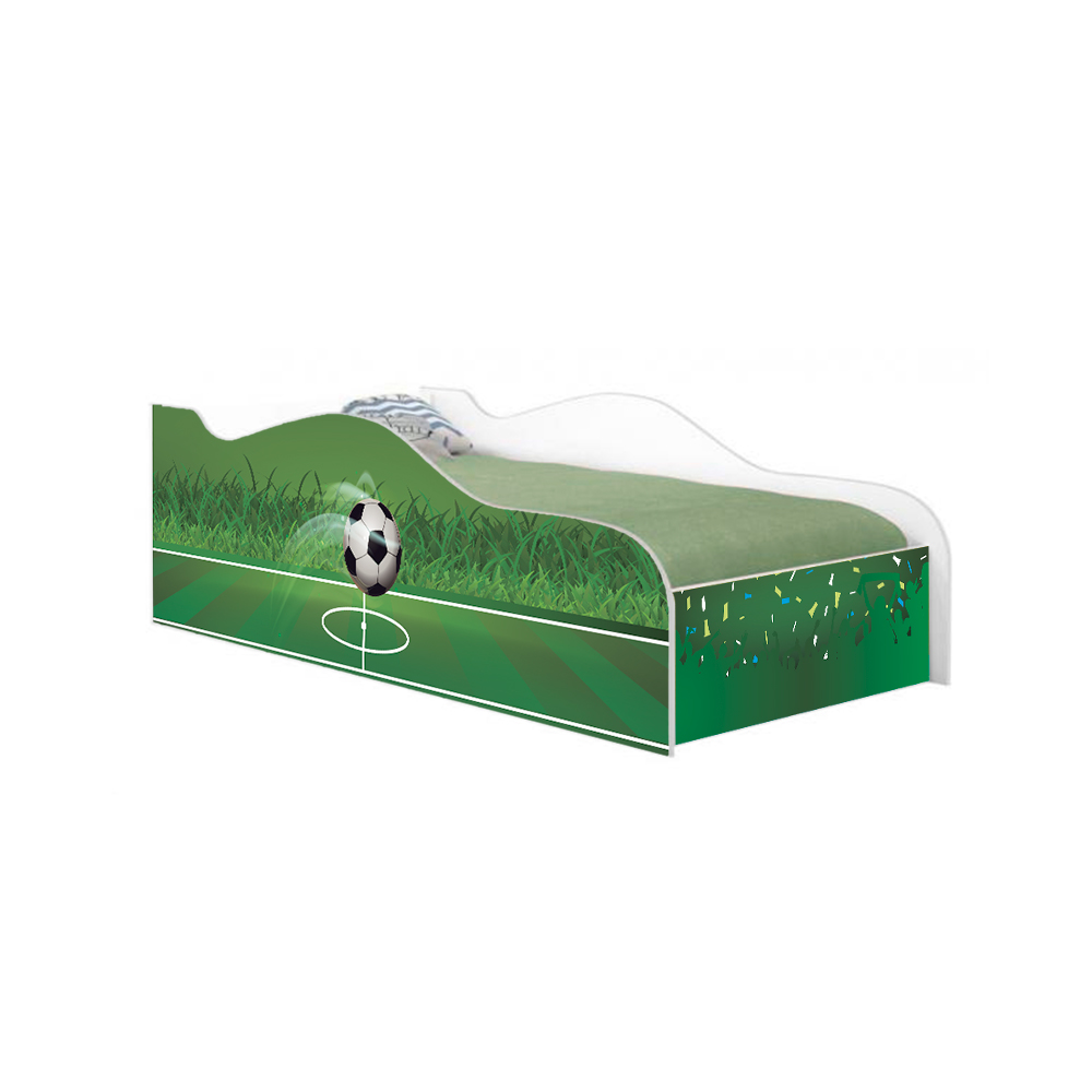 Cama Fun Futebol Solteiro Com Colchão