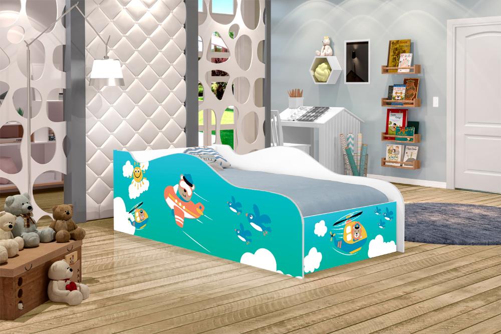 Cama Fun Patrulha Animal Solteiro