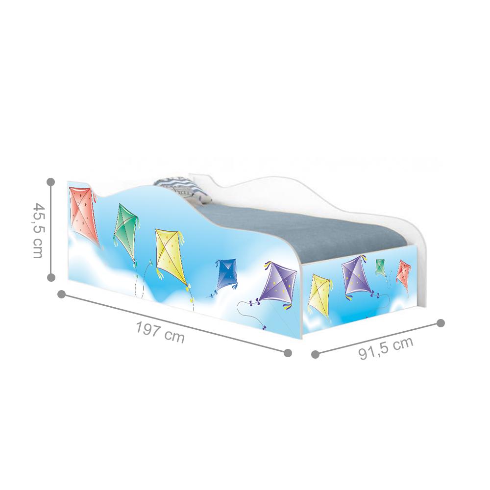 Cama Fun Pipa Solteiro Com Colchão