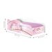Cama Fun Unicónio Rosa Solteiro Com Colchão