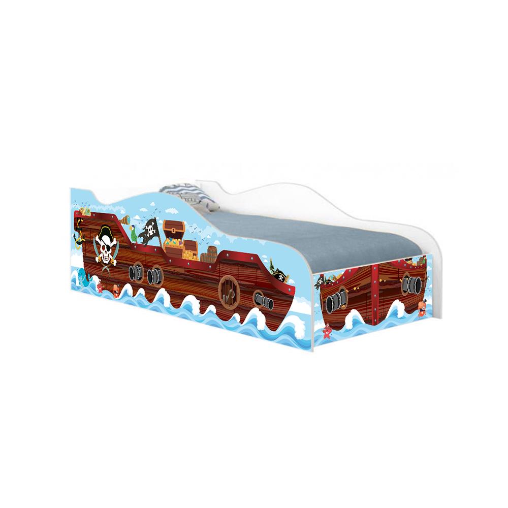 Cama Infantil Adesivada Divertida Quarto Menino Menina - Infantil - Barco