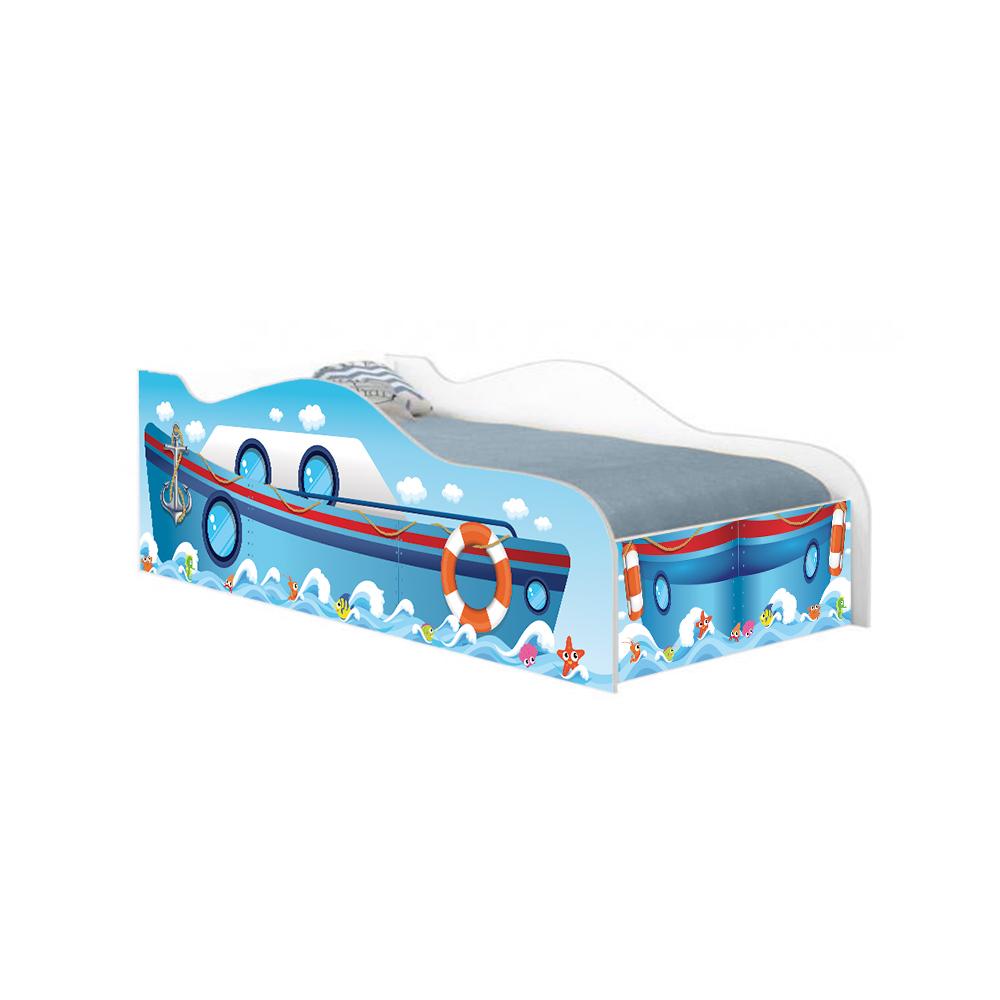 Cama Infantil Adesivada Divertida Quarto Menino Menina - Infantil - Navio